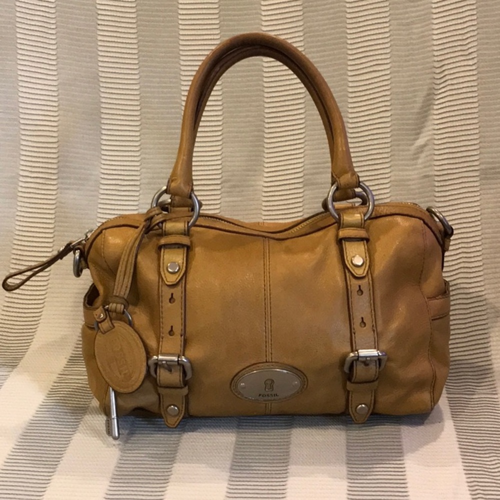 Ochre Fossil Maddox Satchel